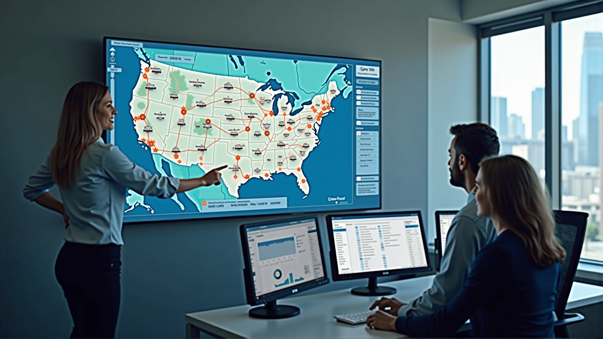 Integrated GPS fleet tracking dashboard